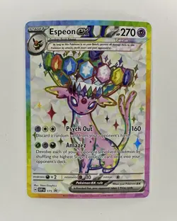 Pokemon TCG Espeon Black Star Promo Card SVP175 Figure Collection - Image 1
