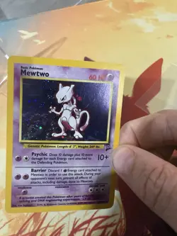 Mewtwo 10/130 Holo Rare Base Set 2 - Pokemon Card WOTC - Image 5