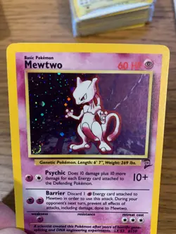 Mewtwo (10/130) Holo Base Set 2 Pokemon Card! FAST & FREE P&P! - Image 4