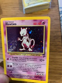Mewtwo (10/130) Holo Base Set 2 Pokemon Card! FAST & FREE P&P! - Image 5