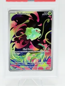 2025 Pokemon Mega Evolution Bulbasaur 133/132 Illustration Rare PSA 10 GEM MINT - Image 2