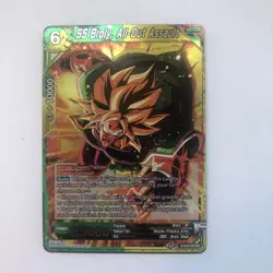 SS Broly, All-Out Assault NM Foil card for Dragon Ball Super card game ccg - Image 1