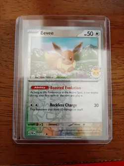 Eevee - (Pokemon Day 2025) (Reverse Cosmos Holo) 074/131 Miscellaneous Cards... - Image 1