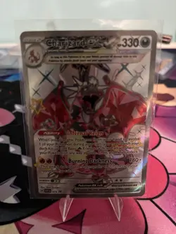 Pokemon Charizard ex SVP 074 Tera Holo English EX Card SVP Set - Image 1