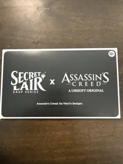 MTG Secret Lair Assassin's Creed: Da Vinci's Design's Non-foil Factory sealed. - Image 1