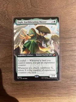 Mtg Toph Earthbending Master Extended Art Avatar The Last Airbender Reg 0209 - Image 1
