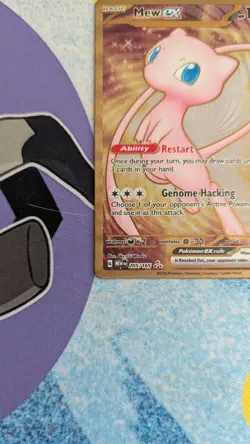 Mew EX 205/165 Metal Hyper Rare Gold Scarlet Violet 151 Pokemon Card TCG - Image 4