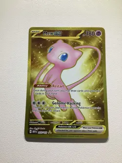 Pokemon TCG Mew EX Gold Hyper Rare Scarlet & Violet 151 Card 205/165 - Image 1