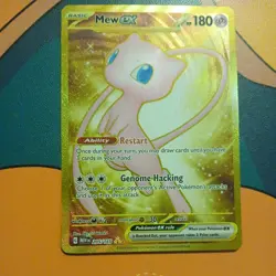 Pokemon TCG Mew EX Gold Hyper Rare Scarlet & Violet 151 Card 205/165 - Image 1