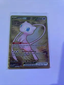 Mew EX 205/165 Metal Hyper Rare Gold Scarlet Violet 151 Pokemon Card TCG - Image 1