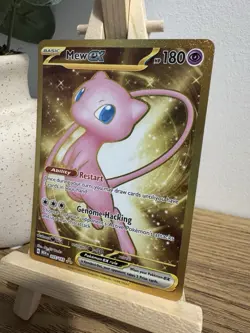 Pokemon TCG Mew EX Gold Hyper Rare Scarlet & Violet 151 Card 205/165 - Image 2