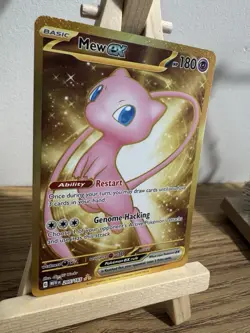 Pokemon TCG Mew EX Gold Hyper Rare Scarlet & Violet 151 Card 205/165 - Image 3