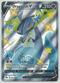 Dragapult V 2020 Pokemon Sword & Shield Black Star Promo #SWSH096 - Image 1