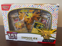 Pokemon TCG Scarlet & Violet 151 Zapdos EX Collection Box Sealed NEW - Image 1