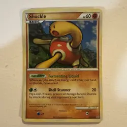 Shuckle HGSS15 Black Star Promo Pokemon Card Holo - Image 1