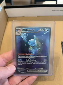 Pokemon Scarlet & Violet 151 TCG Blastoise EX 200/165 Sir Special Illustration - Image 1