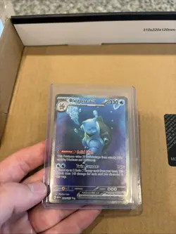 Pokemon Scarlet & Violet 151 TCG Blastoise EX 200/165 Sir Special Illustration - Image 2