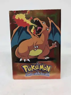 Holo Charizard E6 of 12 Blue Label Topps Pokemon The First Movie MP READ - Image 1