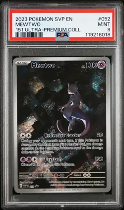 Mewtwo Pokemon Svp En-Sv Black Star Promo 052 NM PSA 9 - Image 1