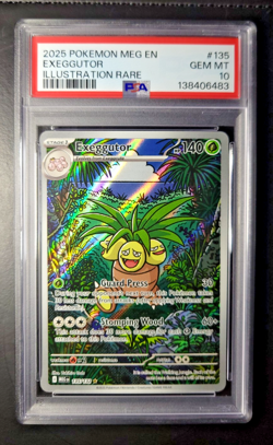 Pokemon TCG Exeggutor 135/132 Mega Evolution English PSA 10 Gem Mint - Image 1