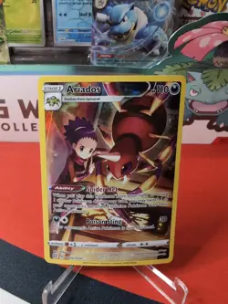 Ariados - TG09/TG30 - Pokemon Brilliant Stars Sword & Shield Holo Rare Card NM - Image 1