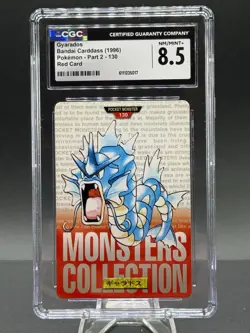 Pokemon Gyarados #130 Japanese Bandai Carddass Vending Series RED CGC 8.5 - Image 1