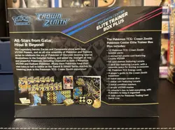 Crown Zenith Pokemon Center Elite Trainer Box Plus ETB - Factory Sealed Mint - Image 2
