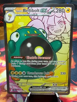 Ionos Bellibolt EX 172/159 Pokemon SV09 Journey Together Ultra Rare Full Art - Image 1