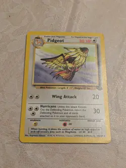 Pidgeot 24/64 Jungle Set Black star Rare Vintage Wizards Of The Coast Pokemon - Image 1