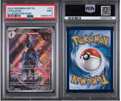 PSA 9 Mint 2024 Pokemon SSP En Ceruledge Illustration Rare #197 - Image 3