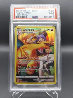 Charizard - Trainer Gallery Holo TG03/TG30 Swsh: Lost Origin 2022 PSA 9 Pokemon - Image 1