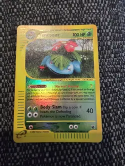 Venusaur Holo Rare Pokemon Card #30/165 E-Series 2002 Expedition Reverse Holo - Image 1