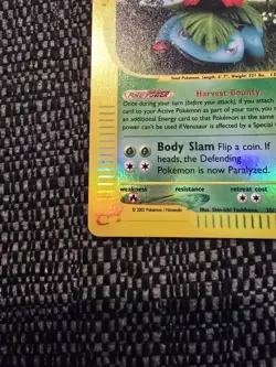 Venusaur Holo Rare Pokemon Card #30/165 E-Series 2002 Expedition Reverse Holo - Image 5