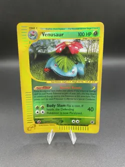 Venusaur Holo Rare Pokemon Card #30/165 E-Series 2002 Expedition Reverse Holo - Image 1