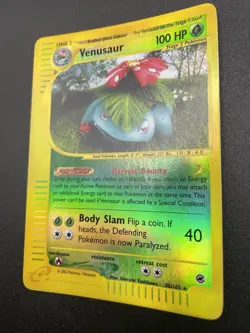 Venusaur Holo Rare Pokemon Card #30/165 E-Series 2002 Expedition Reverse Holo - Image 5