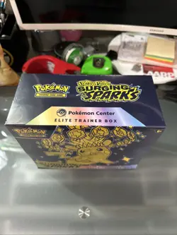 Pokemon Surging Sparks Elite Trainer Box ETB Pokemon Center Exclusive New Sealed - Image 2