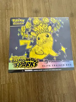 Pokemon TCG: Surging Sparks Pokemon Center Elite Trainer Box ETB SEALED & NEW! - Image 1