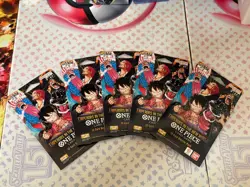 One Piece OP-09 Emperors in the New World Sleeved Booster Packs *Lot of 5* - Image 1