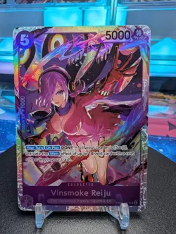 One Piece TCG - Vinsmoke Reiju PRERELEASE ENGLISH EB03-031 HEROINES SR Near Mint - Image 1