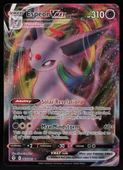 Espeon VMax 65/203: Evolving Skies Pokemon TCG Near Mint - Image 1