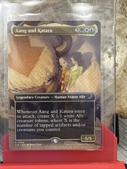 Aang and Katara (Borderless) Avatar: The Last Airbender Regular MTG 69 - Image 1