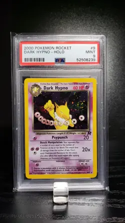 Dark Hypno - Holo (swirl) - Team Rocket 9/82 - PSA 9 Mint - Pokemon TCG - Image 1
