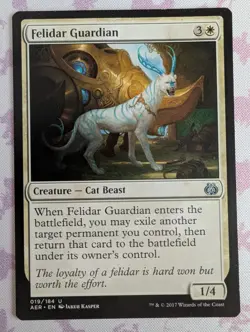 MTG Felidar Guardian Aether Revolt Regular - Image 1