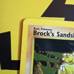 Pokemon 1st Edition Card TCG Gym Heroes LP-NM Brock's Sandshrew 71/132 - Image 2