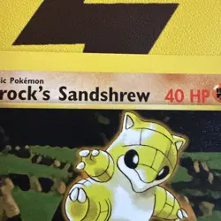 Pokemon 1st Edition Card TCG Gym Heroes LP-NM Brock's Sandshrew 71/132 - Image 3