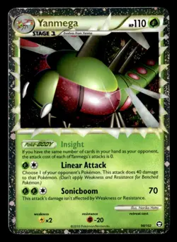 Yanmega (Prime) Ultra Rare Triumphant 98/102 LP Pokemon TCG - Image 1