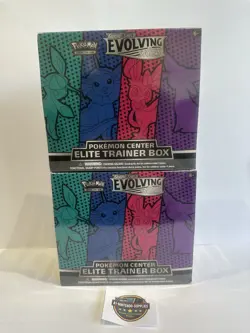 2 x Evolving Skies - Pokemon Center - ETB Elite Trainer Box - New Sealed Mint - Image 1