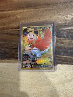 Pokemon TCG 2025 Destined Rivals Ethan's Ho-Oh EX SR Holo Card 239/182 - Image 1