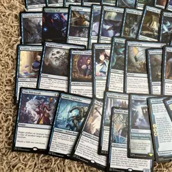 Magic the Gathering 50 Blue Rare Card Lot - Image 5