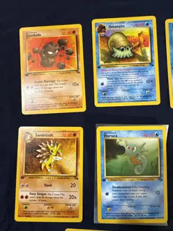 Pokemon Tcg Fossil 1st Edition Card Lot With Trainers - Image 2